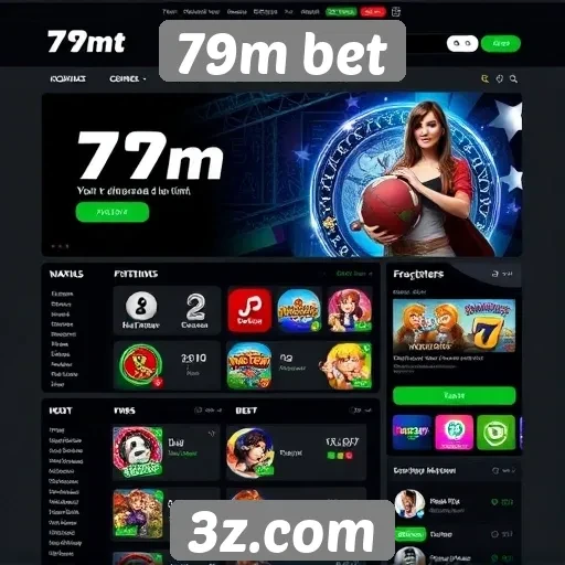 Acessibilidade e design do site 79m bet